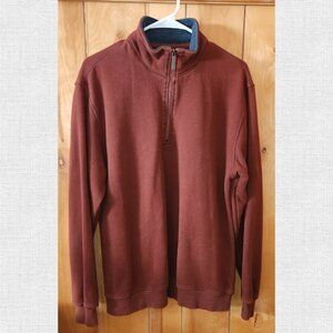 Van Heusen Classic Fit Men's 1/4 zip Pullover Size M